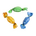 Fruchtbonbons im Werbewickel