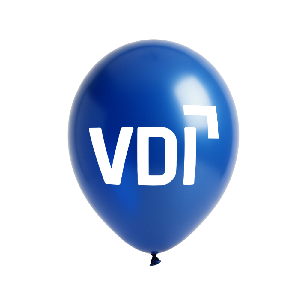 VDI Engineering our Future Latex-Ballons Blau 