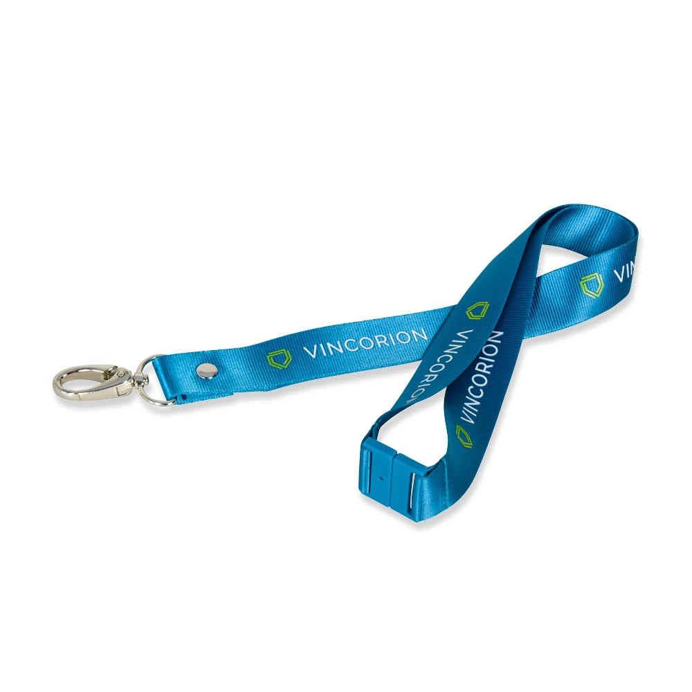 Lanyard with safety closure