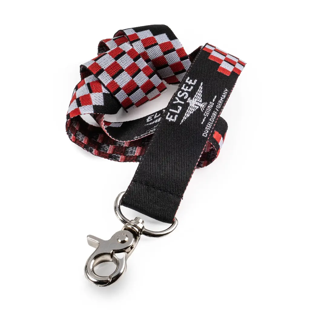Individuelles Schlüsselband mit Webung