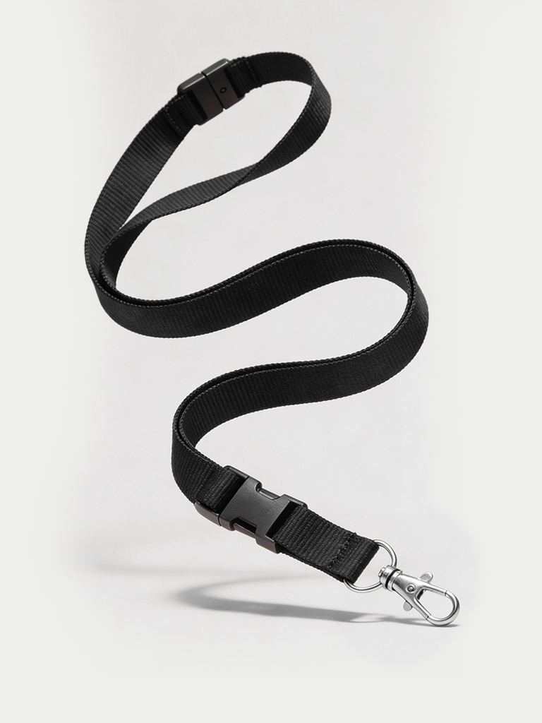 20mm Schlüsselbänder mit Clip-Lock und Sicherheitsclip