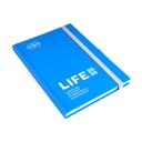 Notizbuch Office A5 Recycling, blau "LIFE 2035"